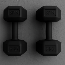 2 x 5 KG Plastik Dambıl